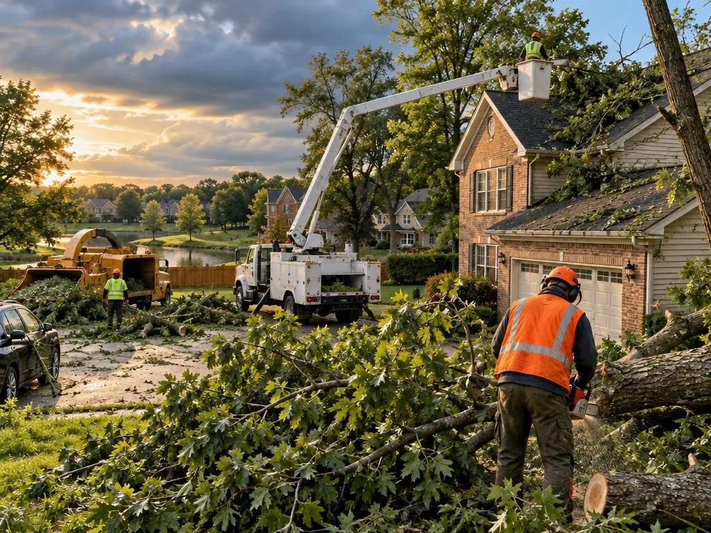 Emergency Storm Tree Removal in Naperville, IL